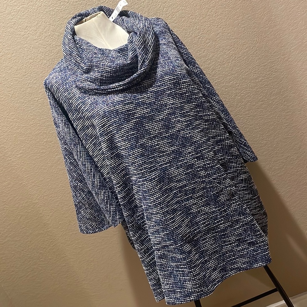 Blue Cowl sweater. Brand new